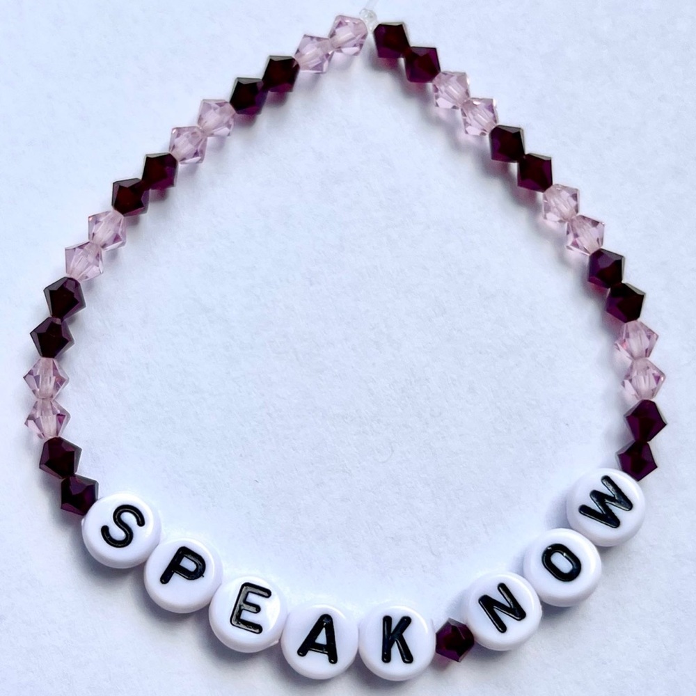Taylor Swift Speak Now Swarovski crystal bracelet